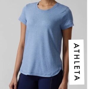 Athleta Uptempo short sleeve running tee, L, CB2546